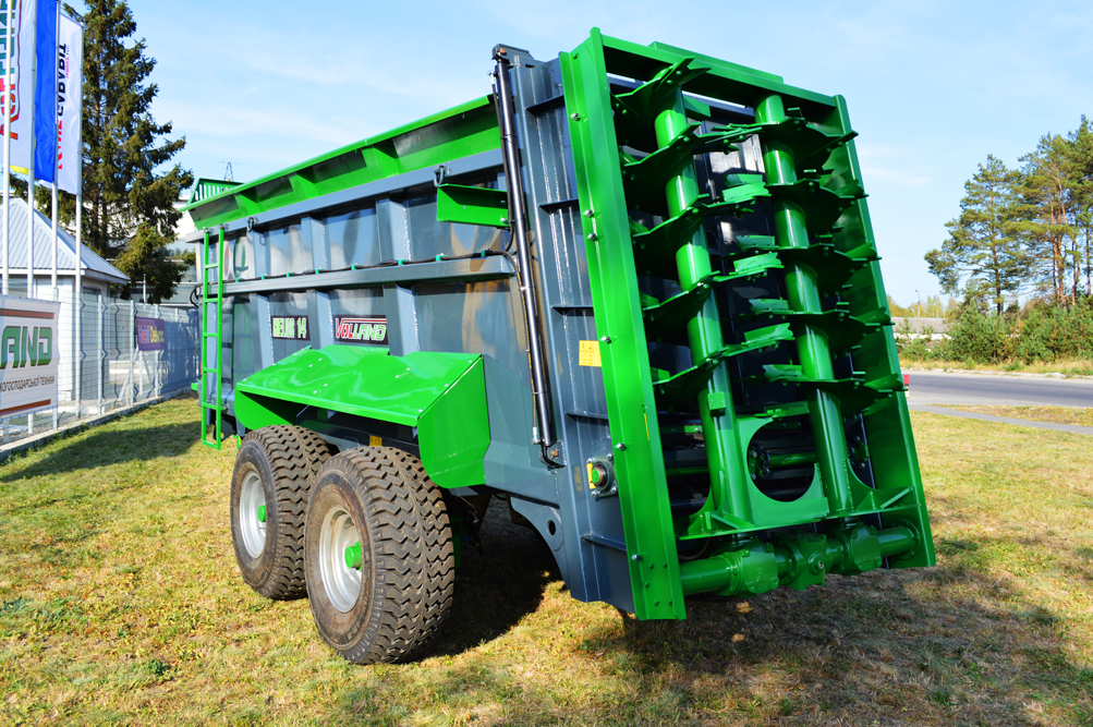 Розкидач органічних добрив (гноєрозкидач) Volland Helios 14
