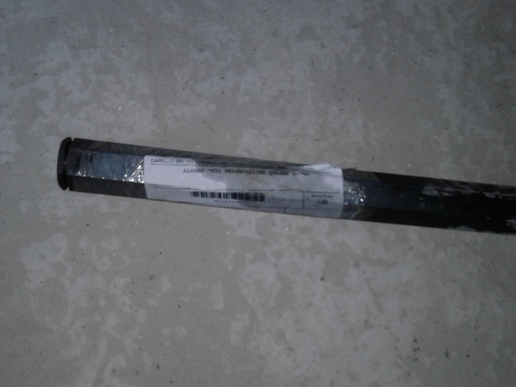 01247500 Вал центральний шестиграний 740 мм кукурудзяної жатки Capello 01.2475.00