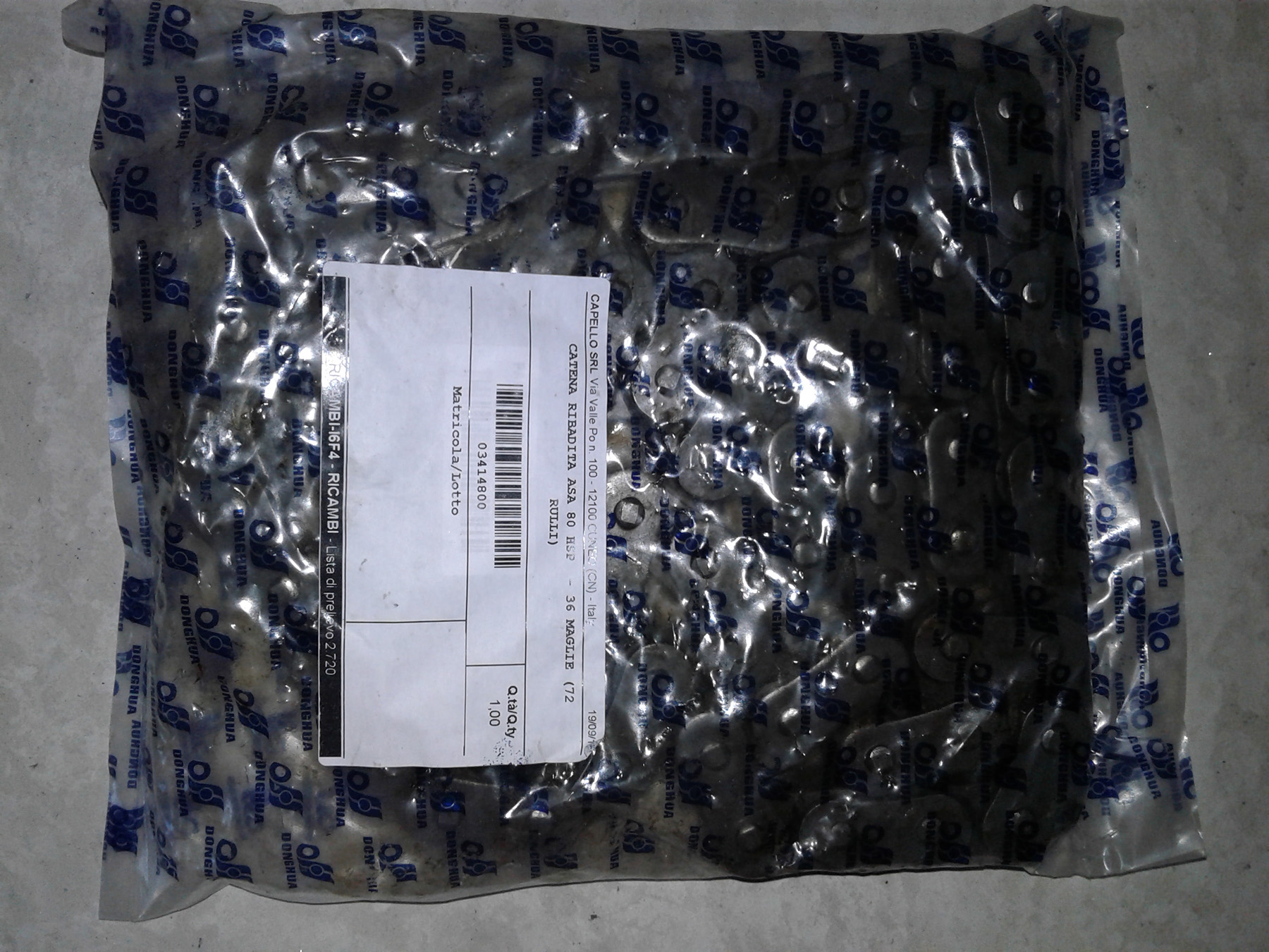 03414800 Ланцюг кукурудзяної жатки Capello 03.4148.00