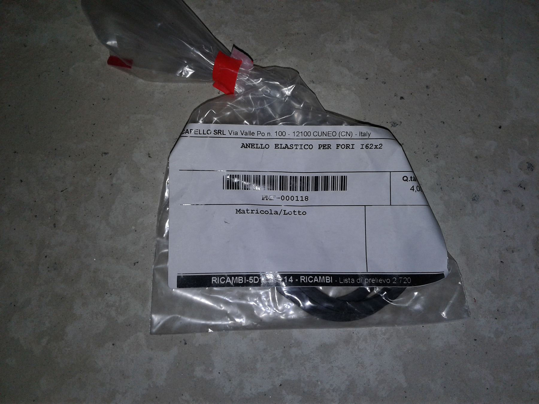 04500800 / PMF-000118 Пружине кільце кукурудзяної жатки Capello 04.5008.00 / PMF-000118