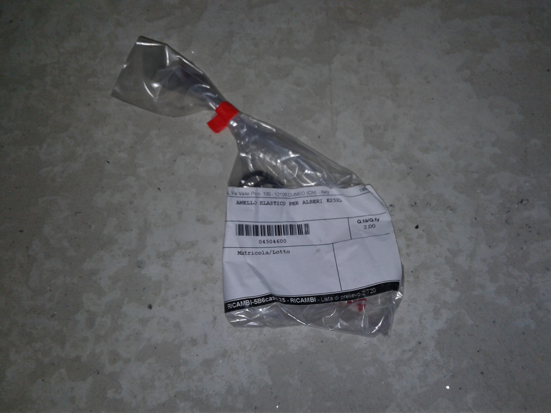 04504600 Пружинне кільце кукурудзяної жатки Capello 04.5046.00