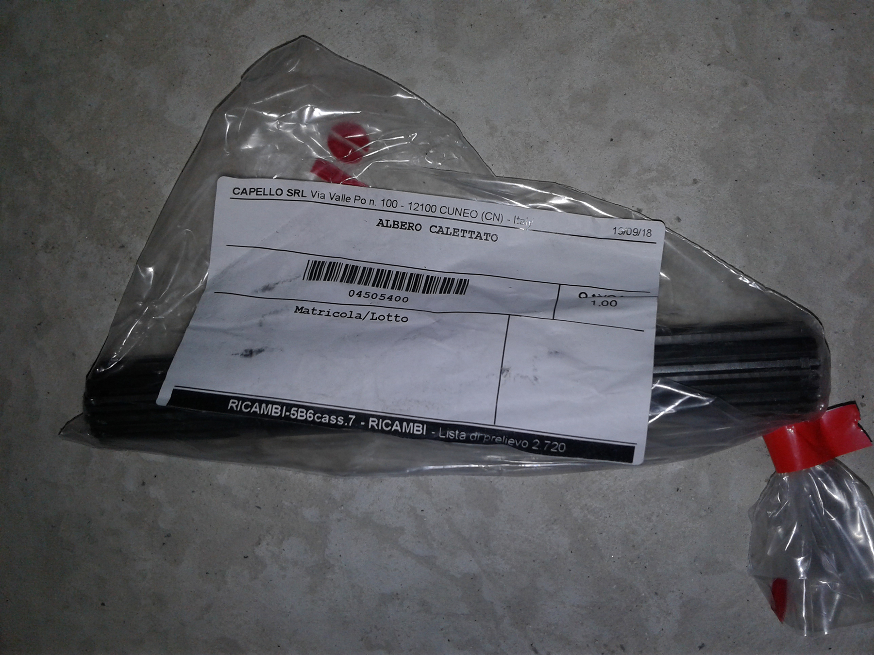 04505400 Вал кукурудзяної жатки Capello 04.5054.00