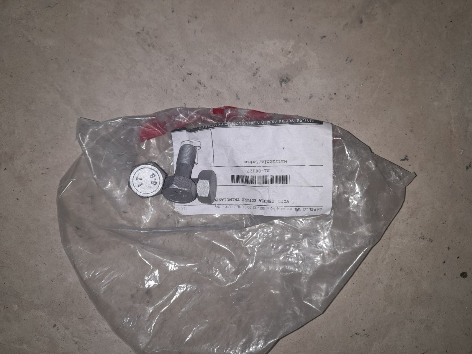 М1-80127 / PMF-000370 Болт ротора подрібнення кукурудзяної жатки Capello М1-80127 / PMF-000370