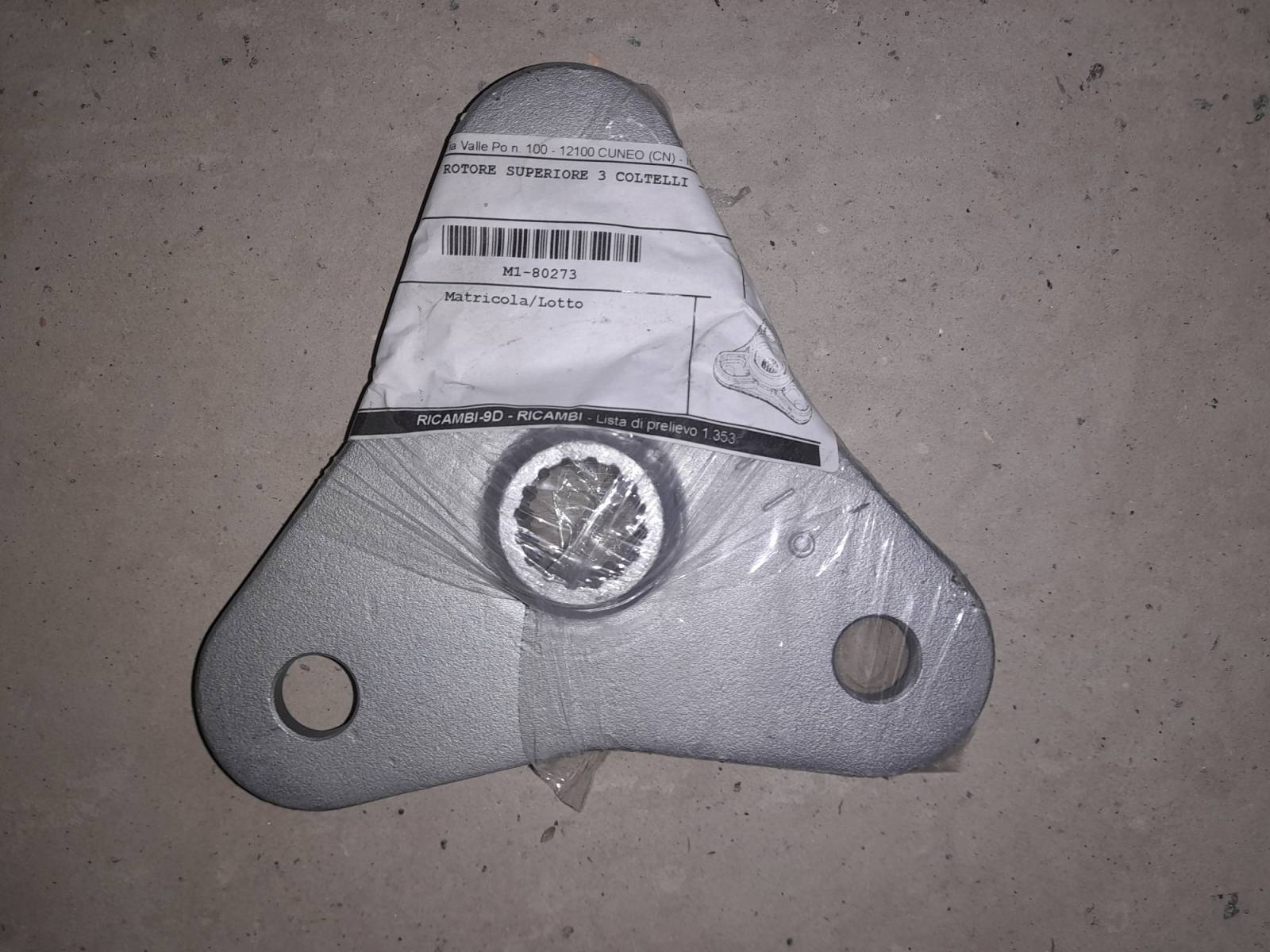 М1-80273 Верхня кришка ротора подрібнення кукурудзяної жатки Capello М1-80273