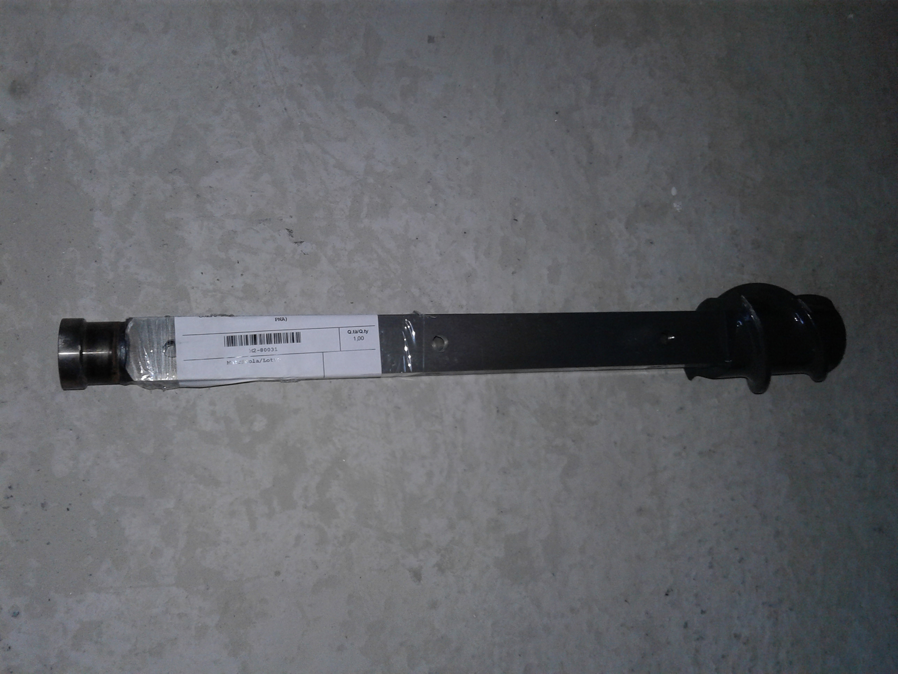 01020100 / М2-80007 / М2-80031 Вал протягуючий лівий кукурудзяної жатки Capello 01.0201.00 / М2-80007 / М2-80031